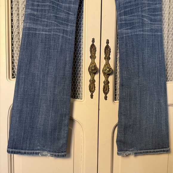 Miss Me Crystal Embellished Fleur-De-Lis Bootcut Mid Rise Jeans - Picture 8 of 8